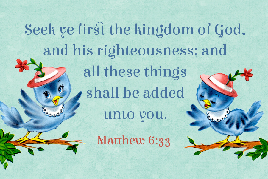 Image result for seek first the kingdom of god